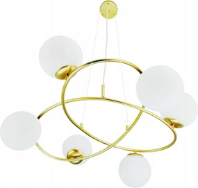 Függőlámpa Mennyezeti Csillár Gömbök arany Modern elegáns csillogás