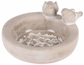 Beton madáretető Kör, szürke , 25 x 22 x 12 cm