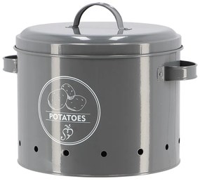 Burgonyatároló, sötétszürke, 5,94 literes
