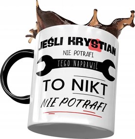 Fekete Bögre Krisztián Férj Kolléga Ajándék Nyomtatott Fotóval