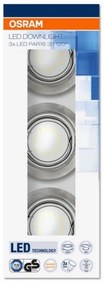 Osram - KÉSZLET 3x LED Beépíthető lámpa  3xGU10/3W/230V