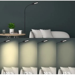 Briloner 1297-015 - állítható fényerőjű LED állólámpa LED/6,6W/230V