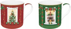 2 db-os karácsonyi bögre szett Porcelán 300 ml Karácsonyi szett