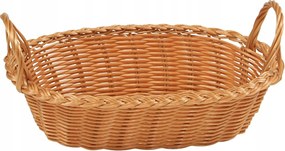 Kenyérkosár Kenyér Evőeszközök Ovális Asztal Kosár Fogantyúval 29cm