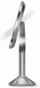 Simplehuman Sensor Trio újratölthető tükör, átmérő20 cm, rozsdamentes acél