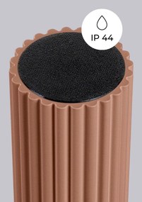 Világosbarna mennyezeti lámpa üveg búrával ø 12 cm Orbital – Sollux