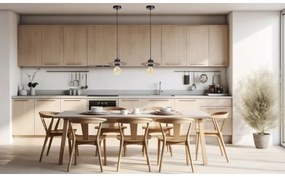 Csillár zsinóron FALCO 1xE27/60W/230V átm. 20 cm bézs