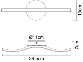 Globo 67171-6 - LED Mennyezeti lámpa EVITA LED/6W/230V