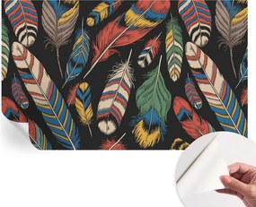 Öntapadós Dekoratív Fotótapéta Hálószobába Színes tollak 416x254 cm