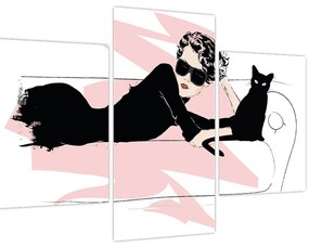 Kép - Fashion lady (90x60 cm)