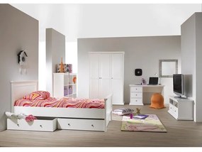 PARIS 75354 ruhásszekrény polcokkal 4D fehér