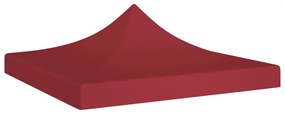 burgundi vörös tető partisátorhoz 3 x 3 m 270 g/m²