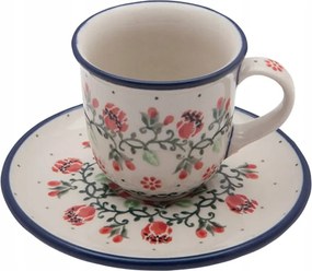 Eszpresszó csésze 60 ml csészealj Ceramika Artystyczna Boleszláv dek 1971