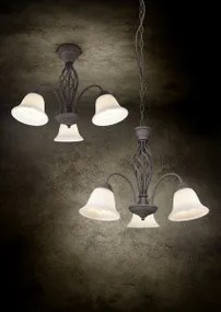 TRIO 601000324 RUSTICA Mennyezeti Csillár E27 IP20