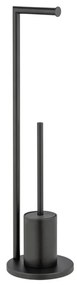 WENKO 25675100 - FERLA WC-szett, 18 x 69,5 cm, fekete