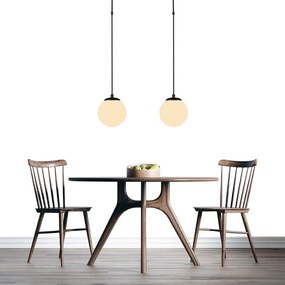 Efe fekete függőlámpa, magasság 100 cm - Squid Lighting