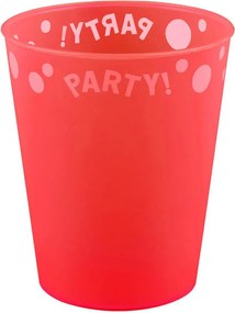 Red, Piros micro prémium műanyag pohár 250 ml