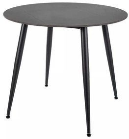 Rion étkezőasztal - 90 cm átmérő, fekete