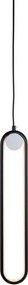 KING HOME -HL-0127 MAVEY Egyágú Függesztett Lámpa Fém LED IP20