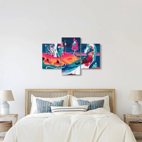 Kép - a herceg és a sárkány hercegnő (90x60 cm)