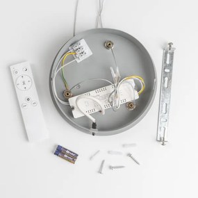Brilagi - LED Dimmelhető csillár zsinóron LED/40W/230V 3000-6500K szürke + távirányító
