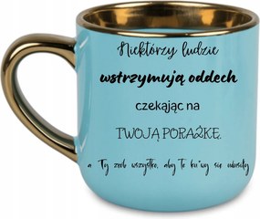 Elegáns bögre Vannak, akik visszatartják a lélegzetüket.. 400 Kék
