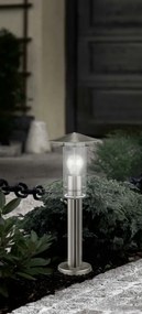 EGLO 30187 LISIO Modern Kültéri Állólámpa Nikkel, Átlátszó E27 IP44