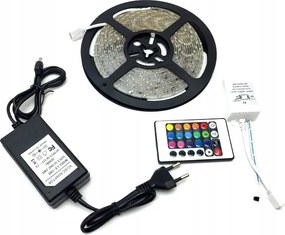 Színes Led Szalag Smd Rgb Távirányító 5M Diódák 16 Szín
