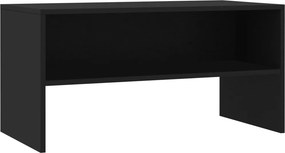 vidaXL fekete szerelt fa TV-szekrény 80 x 40 x 40 cm