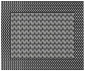 kültéri szőnyeg ARAKIL&quot; Fekete és szürke 250x300 cm PP&quot;
