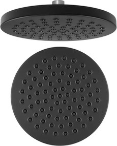 Aqualine - Fejzuhany átm. 20 cm matt fekete