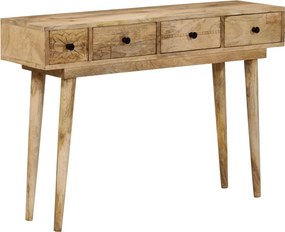 vidaXL tömör mangófa tálalóasztal 110 x 30 x 75 cm