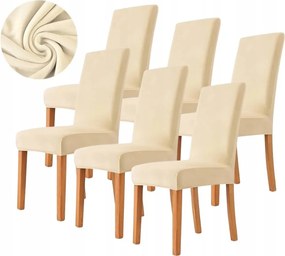 6 Db-os Székhuzat Szett Prémium Velúr Plüss Rugalmas