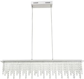 Globo 68405-24H - LED Dimmelhető kristály csillár zsinóron LED/24W/230V + távirányító