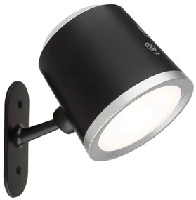 Globo 58454B - MEEYA LED érintős asztali lámpa, 6W, 3,7V, fekete