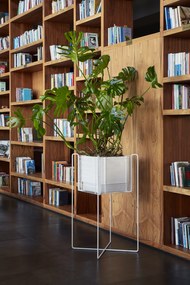Szögletes önöntöző ZEN ültetőgép, magas, többféle változatban - Hobby Flower szín: corten