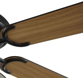 Mennyezeti ventilátor fekete 107,5 cm húzókapcsolóval - Mistral Busa