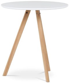 Fehér MDF Étkezőasztal 70×70 cm. DT-320 WT