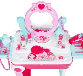 Gyermek fésülködő asztal kofferban 2az1-ben Baby Mix