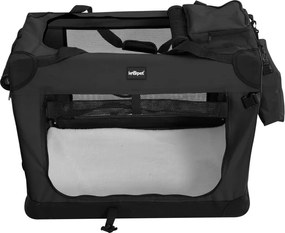 Leopet® Szállító box kutyáknak XXL 91 x 63 x 63 cm fekete