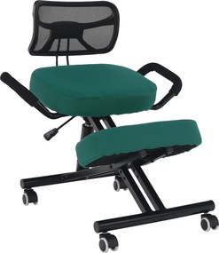 Ergonomikus zsámoly, zöld/fekete, RUFUS