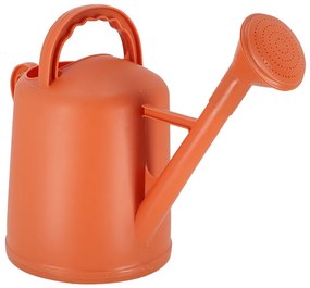 Műanyag kültéri locsolókanna, téglavörös, 10 literes