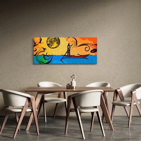 Egy ősi festmény képe (120x50 cm)