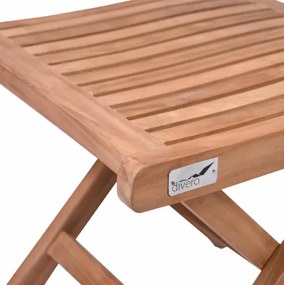 Összecsukható teakfa szék BACAN magasság 43 cm