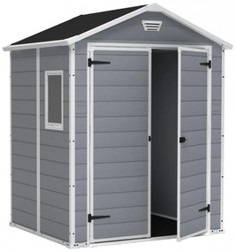 Keter MANOR 6x5 DD ablakos és kétajtós szerszámos ház