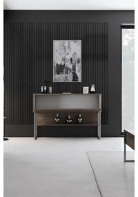Komód Luxe - Silver, Walnut