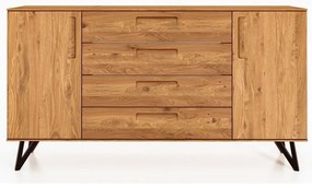 Magas tölgyfa komód 182x100 cm Golo - The Beds