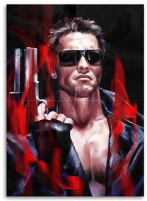 Gario Vászonkép Terminátor A halálosztó, Arnold Schwarzenegger portré - Dmitry Belov Méret: 70 x 100 cm