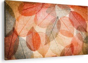 Festett őszi levelek képe (90x60 cm)