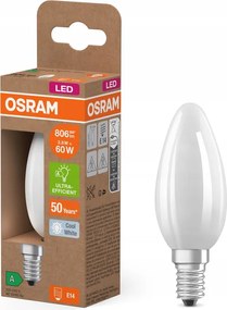 Led izzó B35 E14 3,8W 60W 806lm 4000K Filament 213lm/W A osztály Osram